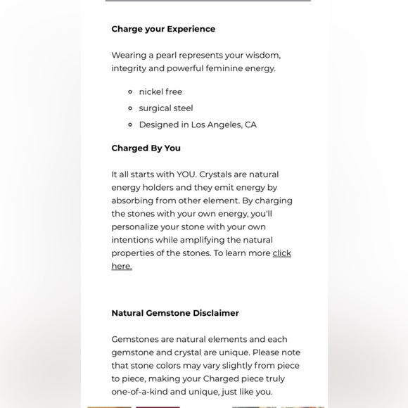 CHARGED Pearl Hoop Huggie Earrings - Picture 4 of 4